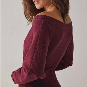 NWT Intimately Free People Lovin This Feeling Bodysuit Grape Sz XS